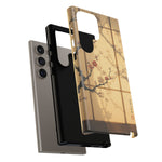 Plum Blossom Shoji Screen Phone Case Zen Art Tough Case