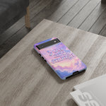 You Are Enough phone case | pastel cloud affirmation protective case