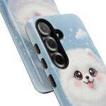 Samoyed Kawaii Snowball Chibi Art Tough Phone Case
