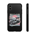 R34 Skyline GT-R Sakura Mountain JDM Tough Phone Case Gift