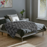 1968 Charger R/T Black Microfiber Throw Blanket Classic Muscle Car