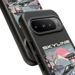 R34 Skyline GT-R Sakura Mountain JDM Tough Phone Case Gift