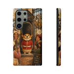Corgi Royal Guard phone case | Cute British corgi soldier illustration