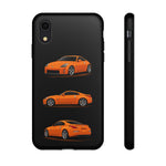 350Z Orange Triview Phone Case Classic Car Illustration
