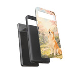 Akita under Cherry Blossoms Dog Breed Phone Case