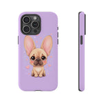 French Bulldog Bat Ears Kawaii Pet Dog Art Tough Phone Case