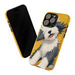Sheepdog Hair Flip Phone Case Funny Dog Lover Gift