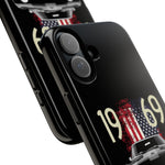 1969 Camaro SS American Flag Tough Phone Case Cover Gift Art