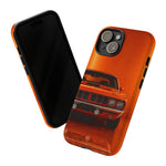 Orange Cuda Phone Case, 71 Classic Muscle Car Tough Cover