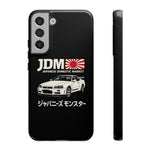 R34 Skyline GT-R JDM Rising Sun Tough Phone Case Cover Gift