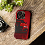 Red Mustang Art Phone Case, GT500 American Muscle Car Tough Cover