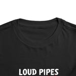 Loud Pipes Save Lives 1969 Camaro Toddler T-Shirt Muscle Car Graphic Tee