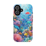 Underwater Coral Reef Phone Case | Colorful Tropical Fish Ocean Scene