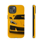 Yellow C8 Corvette Studio Tough Phone Case