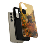 Rottweiler Puppy in Flower Pot Tough Case | Floral Dog Phone Cover