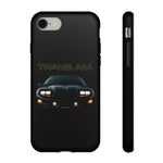 Dark 1998 Trans Am Front View Muscle Car Tough Phone Case Gift