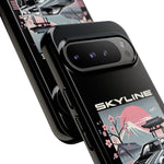R34 Skyline GT-R Sakura Mountain JDM Tough Phone Case Gift
