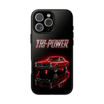 Tri-Power Classic Muscle Car GTO phone case | Retro Automotive Graphic