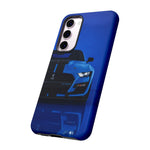 Blue Mustang Art Phone Case, GT500 American Muscle Car Tough Cover for Men