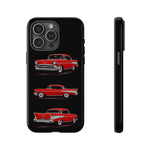 Red 1957 Bel Air Classic Car Phone Case Tough American Multi View