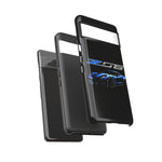 Blue C7 Z06 Sports Car Tough Phone Case Track Style Cover Gift