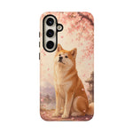 Akita Cherry Blossom Phone Case Sakura Dog Lover Gift