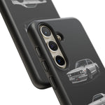 Silver Hakosuka Skyline Classic Sports Car Tough Phone Case for JDM Fans