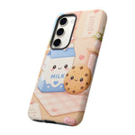 Milk Cookie Phone Case Cute Food Kawaii Tough Cover Gift Art