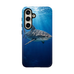 Tiger Shark Phone Case, Dappled Blue Water Tough Cover
