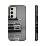 Silver Skyline Phone Case, R34 GTR 90s JDM Legend Tough Cover for Men Gift