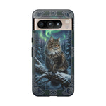 Norwegian Forest Cat Nordic Art Tough Phone Case