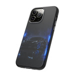 Neon Blue Sports Car C8 Phone Case | Tough Cases