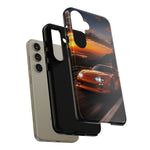 Supra MK4 Orange Touge Night JDM Speed Art Tough Phone Case