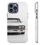 White Impala Phone Case, Classic 64 Lowrider Style Cover, Gift for Guys