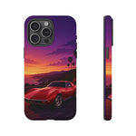 Red C3 Coastal Sunset Phone Case Classic Car Tough Case