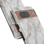 White Marble Pattern Phone Case | Tough Cover
