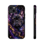 French Bulldog Galaxy Marble Art Tough Phone Case