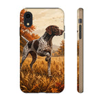 German Shorthaired Pointer Pointing Art Tough Phone Case