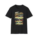 Colonial Cream 1957 Bel Air Classic Cars T-Shirt | Vintage Chevy Illustration