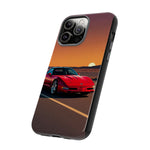 Red C4 ZR-1 King of the Hill Art Tough Phone Case