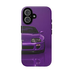 Purple Supra Phone Case, MK4 90s JDM Legend Tough Protective Cover for Men