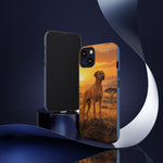 Rhodesian Ridgeback African Savanna Art Tough Phone Case