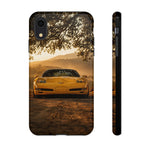 C5 Z06 Corvette Phone Case, Yellow Golden Hour Trail Cover