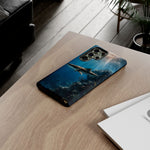 Cobia Reef Phone Case, Shaft of Light Ocean Fishing Tough Cover