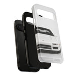 White NSX Phone Case, Retro 90s JDM Supercar Cover, Gift for Car Lovers