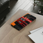 GTO The Judge Red Muscle Car Illustration Phone Case | Retro Classic Car