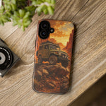 Land Cruiser FJ40 Classic 4x4 Red Rock Canyon Art Tough Phone Case