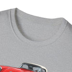Red 1960 Corvette Convertible T-Shirt | Retro Classic Car Illustration