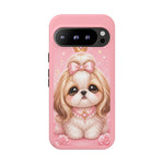 Shih Tzu Princess Kawaii Chibi Puppy Pet Dog Art Tough Phone Case