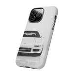 White NSX Phone Case, Retro 90s JDM Supercar Cover, Gift for Car Lovers